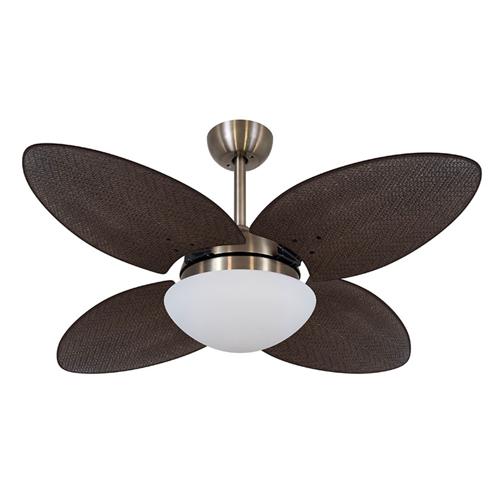 Ventilador de Teto Ø1,05x0,47m 2xE27 Tami Bronze / Palmae Tabaco