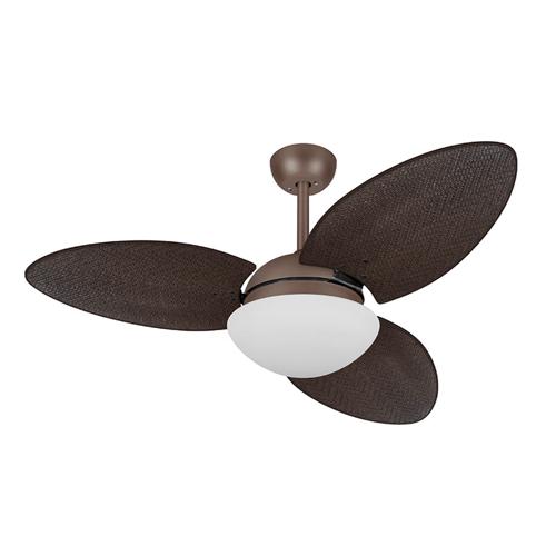 Ventilador de Teto Ø1,05X0,47m 2xE27 Tami S3 Amêndoa / Palmae Tabaco