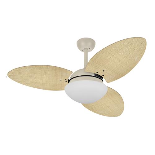 Ventilador de Teto Ø1,05X0,47m 2xE27 Tami S3 Nude / Palmae Natural