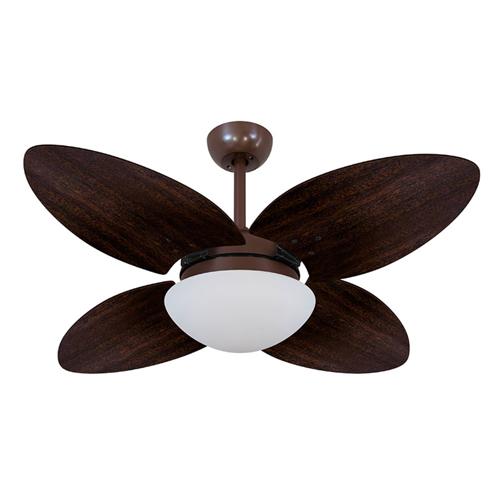 Ventilador de Teto Ø1,05x0,47m 2xE27 Tami Café / Laca Tabaco