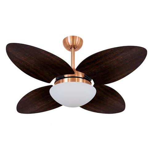 Ventilador de Teto Ø1,05x0,47m 2xE27 Tami Cobre / Laca Tabaco