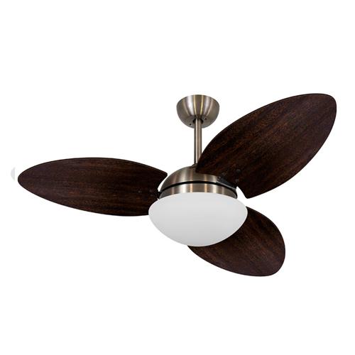 Ventilador de Teto Ø1,05x0,47m 2xE27 Tami S3 Bronze / Laca Tabaco