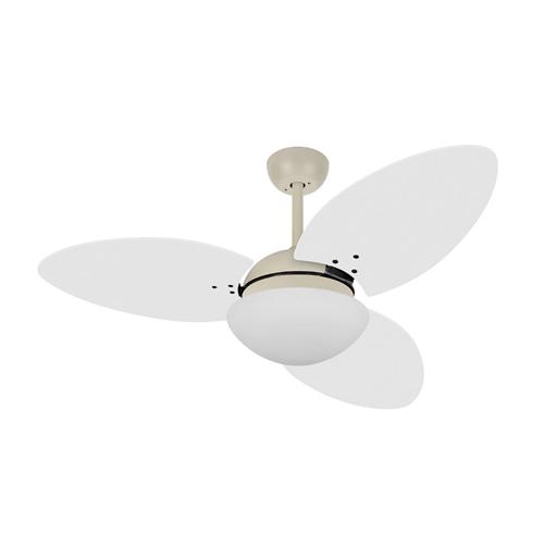 Ventilador de Teto Ø1,05x0,47m 2xE27 Tami S3 Nude / Laca Branco