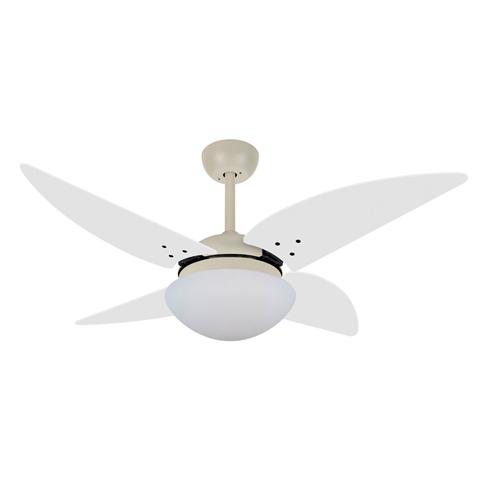 Ventilador de Teto Ø1,13 x0,47m Quad Nude / Laca Branco