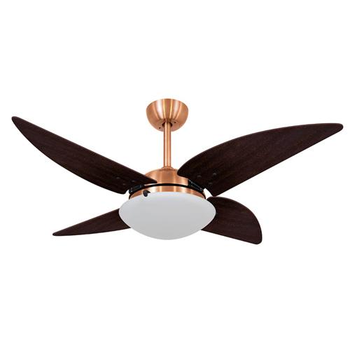 Ventilador de Teto Ø1,13 x0,45m Class Cobre / Laca Tabaco