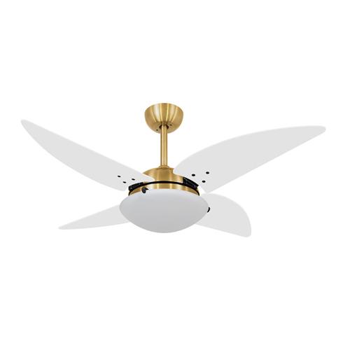 Ventilador de Teto Ø1,13 x0,45m Class Dourado / Laca Branco