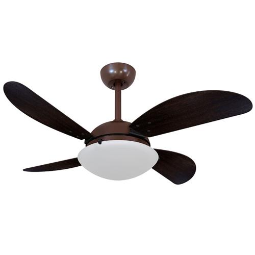 Ventilador de Teto Ø1,05x0,45m Fly Café / Laca Tabaco