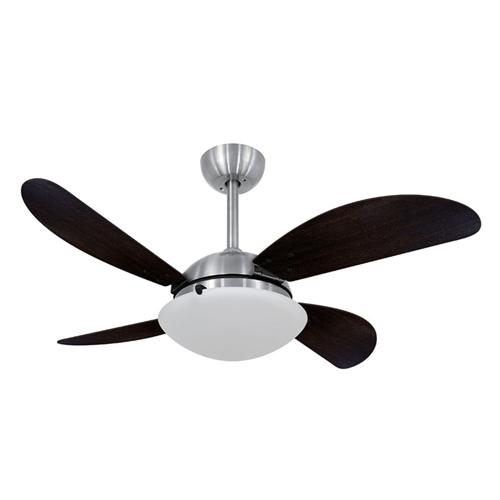 Ventilador de Teto Ø1,05x0,45m Fly Escovado / Laca Tabaco