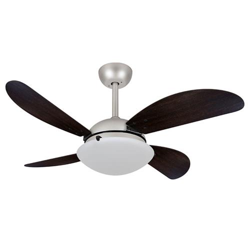 Ventilador de Teto Ø1,05x0,47m Fly Amêndoa / Laca Tabaco