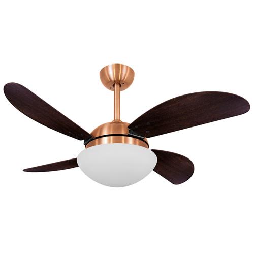 Ventilador de Teto Ø1,05x0,47m Fly Cobre / Laca Tabaco