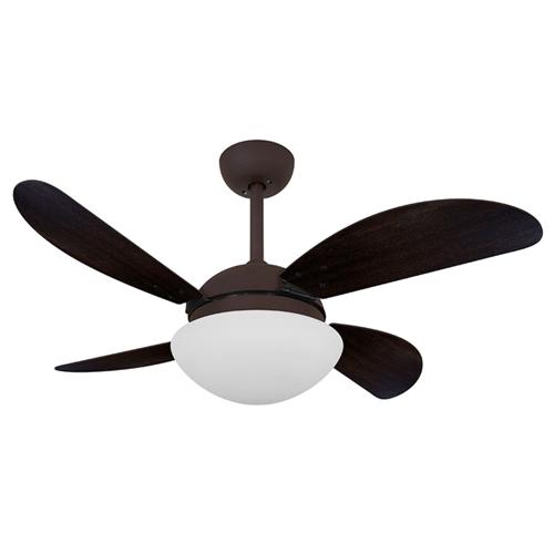 Ventilador de Teto Ø1,05x0,47m Fly Marrom Corten / Laca Tabaco