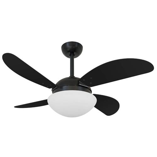 Ventilador de Teto Ø1,05x0,47m Fly Preto / Laca Preto